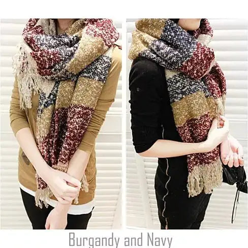 Style Loft Collection Wrap Me Softly Cotton Shawl With Fringe