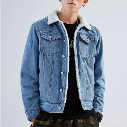 Style Loft Collection Hawkins Fleece Denim Jacket