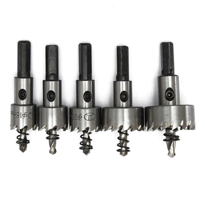Style Loft Collection ToolStyle 5-Piece HSS Metal and Aluminum Hole Saw Drill Bit Set