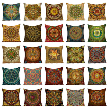 Style Loft Collection Cotton Mandala Meditating Pillow Cover