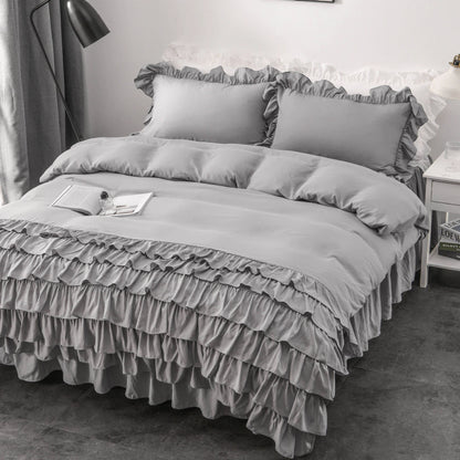 Style Loft Collection Ruffled Washed Cotton Bedroom Set