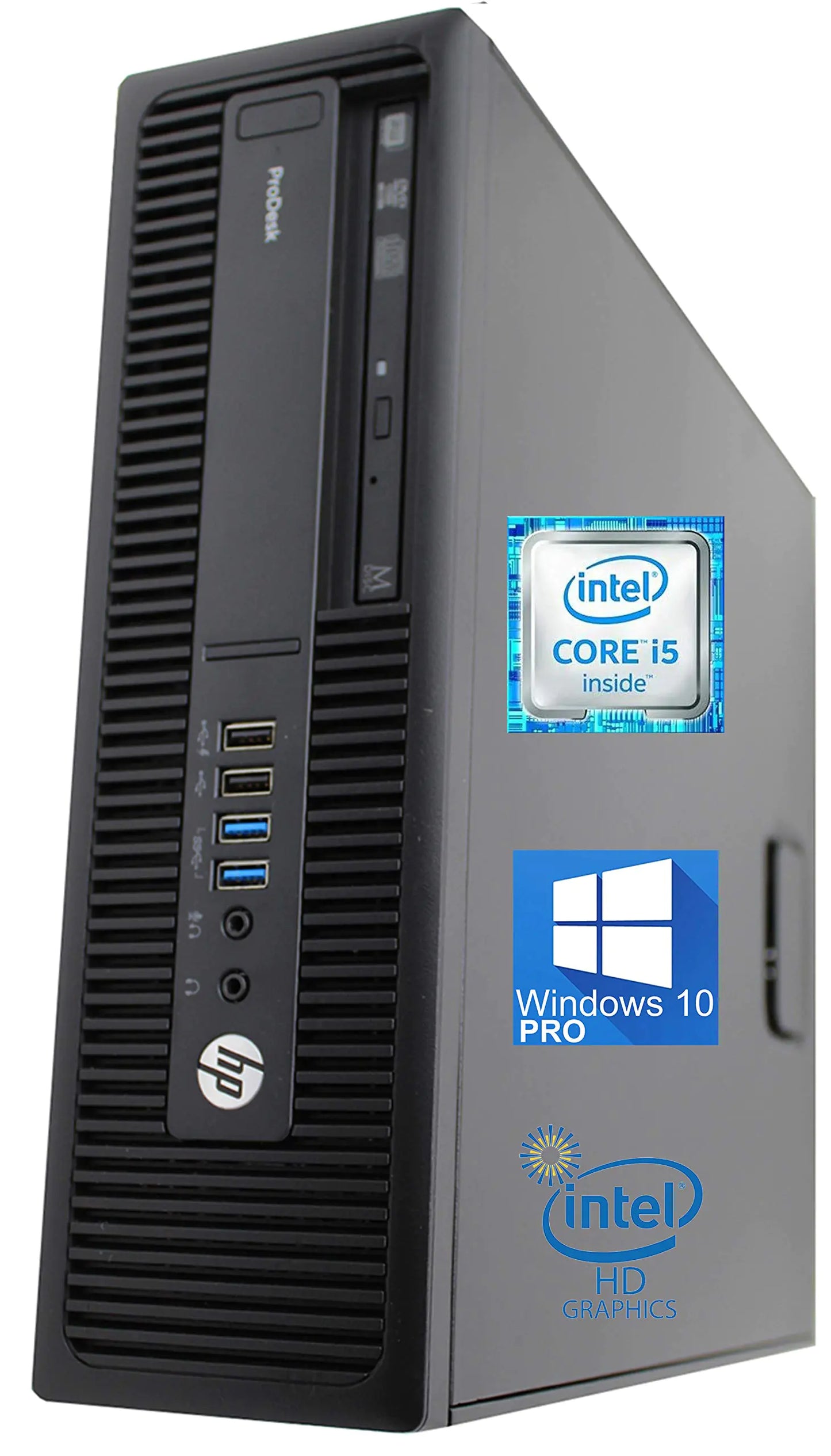 Style Loft Collection x HP 600 G2 ProDesk SFF Desktop Intel Quad-Core i5-6500 Upto 3.6GHz 32GB RAM 1TB SSD AMD Radeon HD6450 1GB 4K Wi-Fi Bluetooth DVD HDMI DisplayPort - Windows 10 Pro (Renewed)