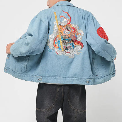 Style Loft Collection Prajna Embroidered Denim Jacket