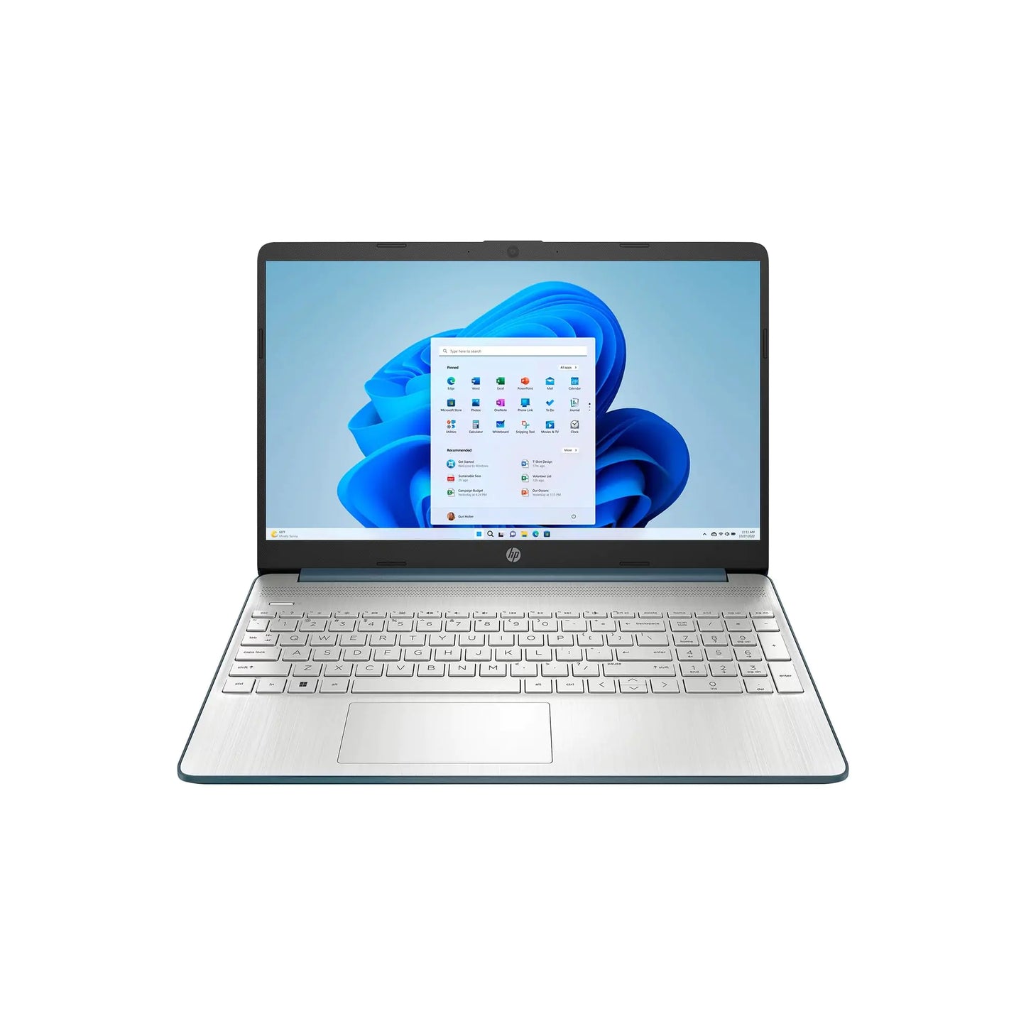Style Loft Collection x HP 15.6" Laptop Intel Core i3-1115G4 8GB RAM 256GB SSD Spruce Blue Windows 11 Home in S Mode 15-dy2792wm