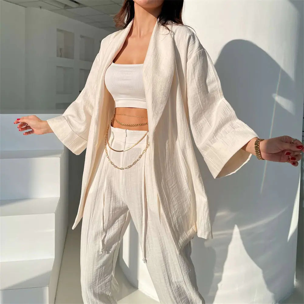 Style Loft Collection Weekend in Dubai Two-Piece Solid Set