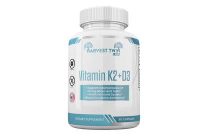 Style Loft Collection Vitamin K2 and D3 for Bones and Teeth, Immunity, and Blood Circulation