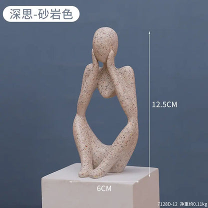 Style Loft Collection Abstract Art Thinking Figurine