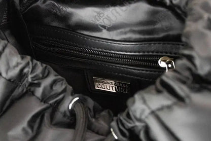 Style Loft Collection x Versace Jeans Couture Small Black Nylon Safety Buckle Backpack