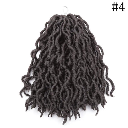 Style Loft Collection Colored 12-Inch Wavy Dreadlock Hair Extensions