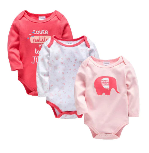 Style Loft Collection BabyStyle Amelie du Nord Long Sleeve Bodysuit 3-Piece Set
