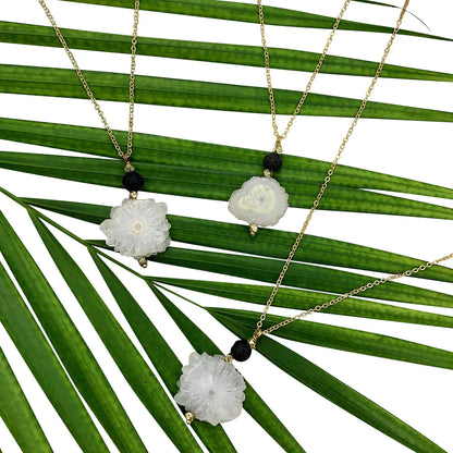 Style Loft Collection Solar Quartz Lava Necklace