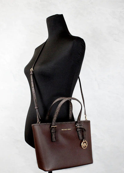 Style Loft Collection x Michael Kors XS Mocha Carryall Tote Convertible Bag
