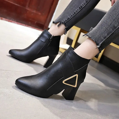 Style Loft Collection Metal Accent Ankle Boots