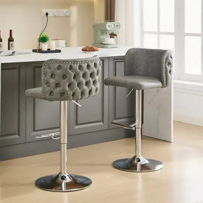 Style Loft Collection Modern Swivel Height Adjustable Barstools