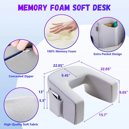 Style Loft Collection Cozy Comfort Memory Foam Pillow Desk