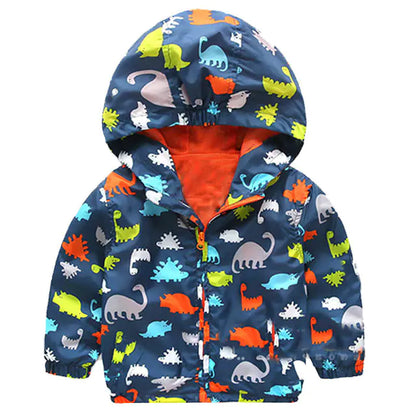 Style Loft Collection Friendly Dinosaur Windbreaker