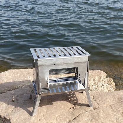 Style Loft Collection OutdoorStyle Fold and Go BBQ Camping Pit