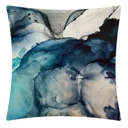 Style Loft Collection Artistic Blue Abstract Pillow Cover