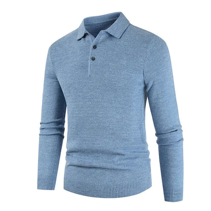 Style Loft Collection Turning Ideas Into Execution Knitted Polo Long Sleeve Shirt