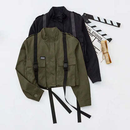 Style Loft Collection Pikes Peak Cropped Utility Jacket