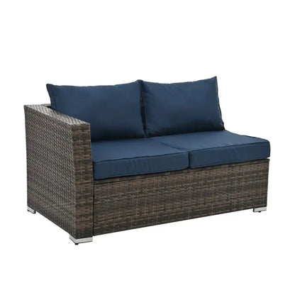 Style Loft Collection All-Weather Wicker Patio Set with Glass Table