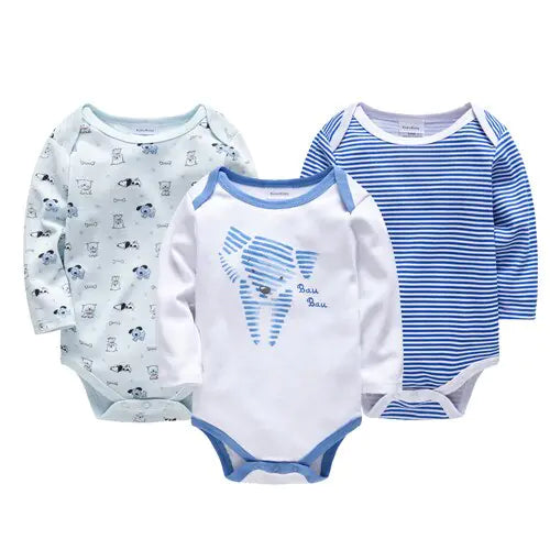 Style Loft Collection BabyStyle Mon Beau Sac Cuddly Cartoon Long-Sleeve 3 Piece Set Onesies