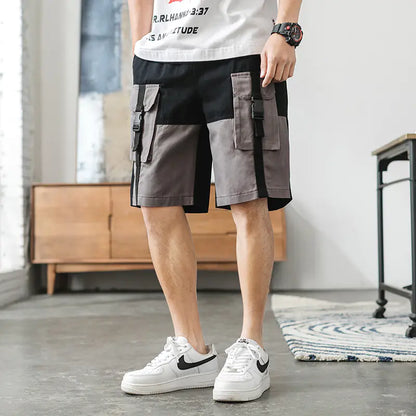 Style Loft Collection Levels To This Loose Fit Multi-Pocket Cargo Shorts