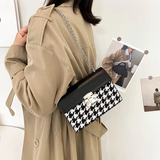 Style Loft Collection Houndstooth Shoulder Bag