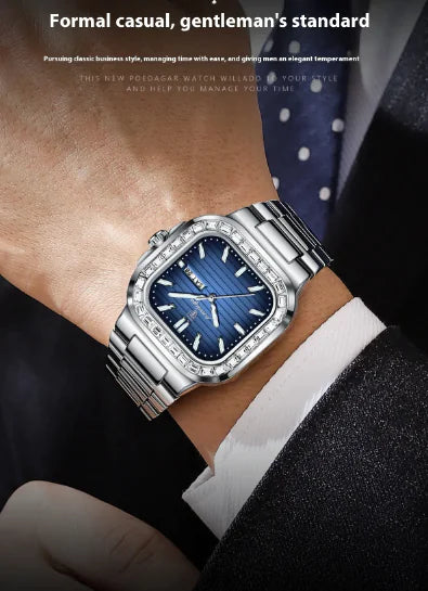 Style Loft Collection St-Imier Zircon Diamond Face Quartz Watch