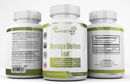 Style Loft Collection Moringa Oleifera Leaf for Mood, Joints, Blood Sugar, and Sleep