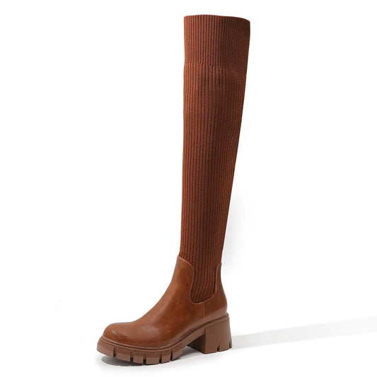 Style Loft Collection Stocking Platform Boots