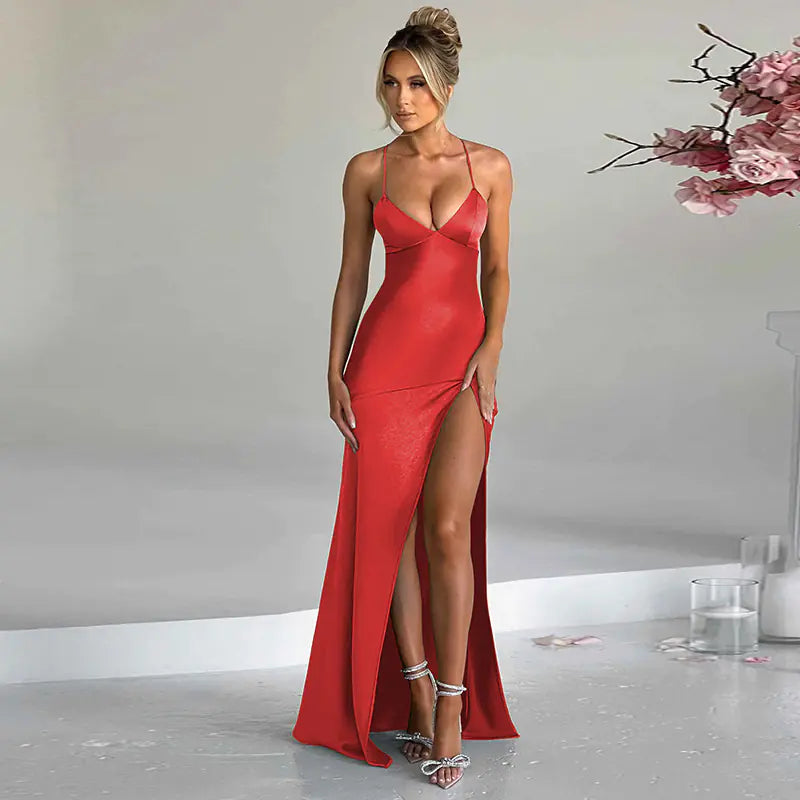 Style Loft Collection Nightlife in Monaco V-Neck Backless Dress