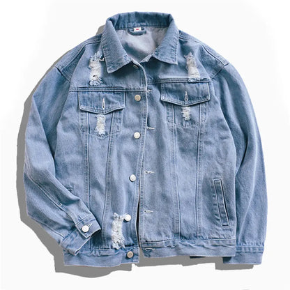 Style Loft Collection Sugar Got Out Ripped Denim Jacket