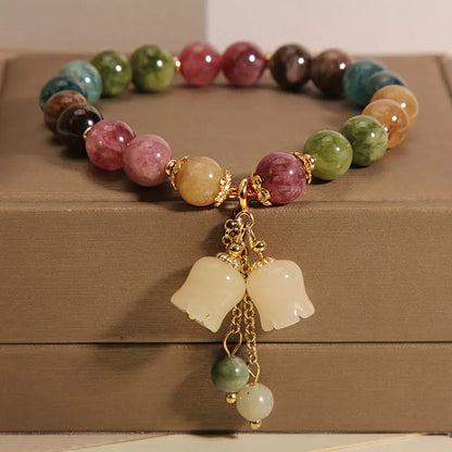 Style Loft Collection Tourmaline Lily Pendant Bracelet