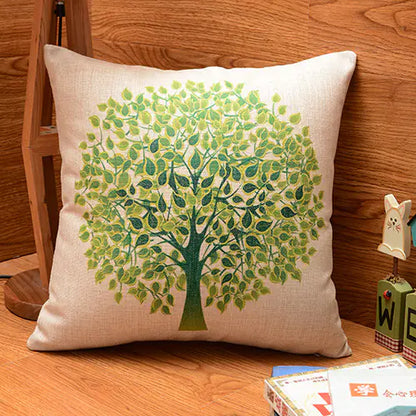Style Loft Collection Artistic Floral Cotton Linen Pillow Cushion