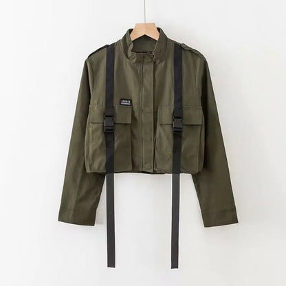 Style Loft Collection Pikes Peak Cropped Utility Jacket