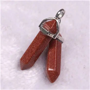 Style Loft Collection Natural Stone Crystal Agate Pendant