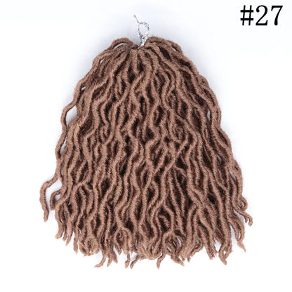 Style Loft Collection Colored 12-Inch Wavy Dreadlock Hair Extensions