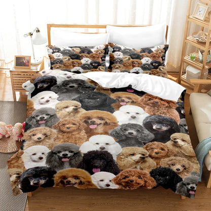 Style Loft Collection Dog Print Bedding Set