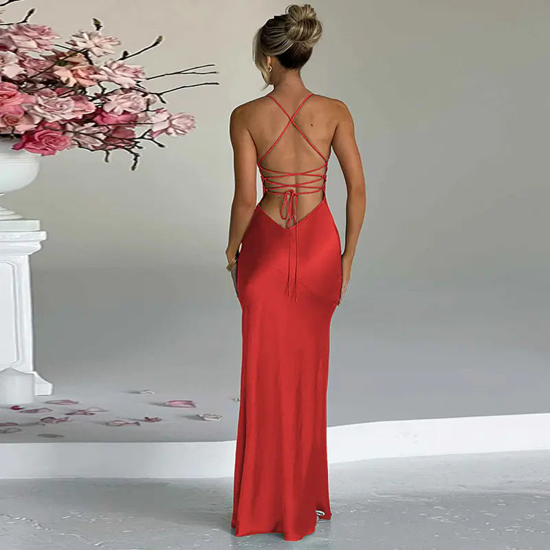 Style Loft Collection Nightlife in Monaco V-Neck Backless Dress