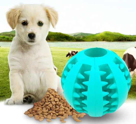 Style Loft Collection Rubber Teeth Cleaning Fun Snacks Chew Ball