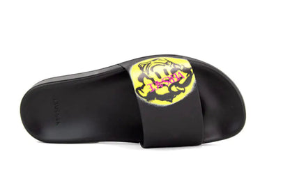 Style Loft Collection x Versace Gomma St. Medusa Smile Black Bright Yellow Pool Slides