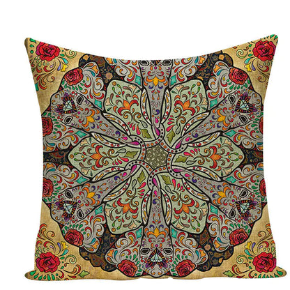 Style Loft Collection Cotton Mandala Meditating Pillow Cover