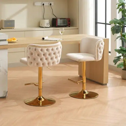 Style Loft Collection Modern Swivel Height Adjustable Barstools