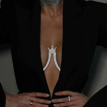 Style Loft Collection Crystal Crown Bikini Chain