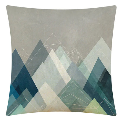 Style Loft Collection Artistic Blue Abstract Pillow Cover
