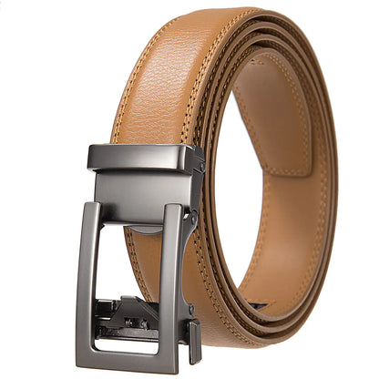 Style Loft Collection 1853 Ranch Genuine Leather Automatic Buckle Belt