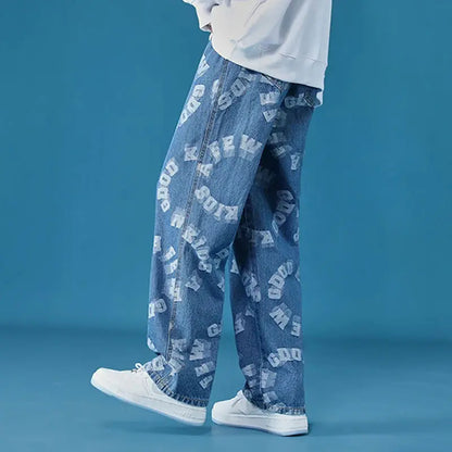 Style Loft Collection Unisex Get Like Me Loose Fit Denim Pants