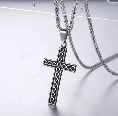 Style Loft Collection Vaelisse Stainless Steel Cross Necklace
