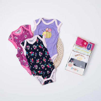 Style Loft Collection BabyStyle Roux & Fils 5-Pack Cotton Baby Bodysuits